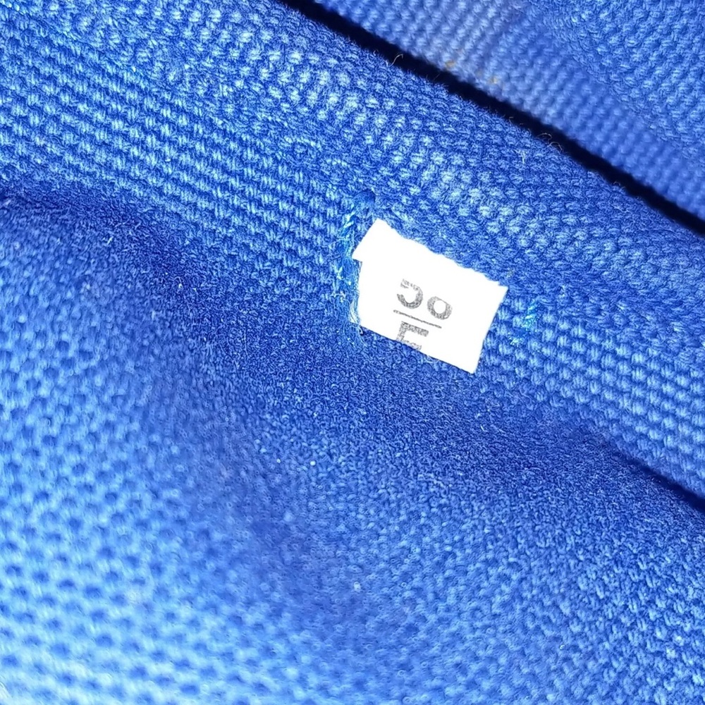 Auth Prada Canapa Blue Tote Bag - Picture 6 of 13